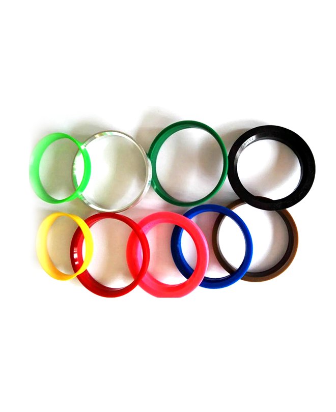 Car Wheel Centering Hub Rings Colorful Wheel Bore Center Collar Aluminum/Plastic Hub Rings