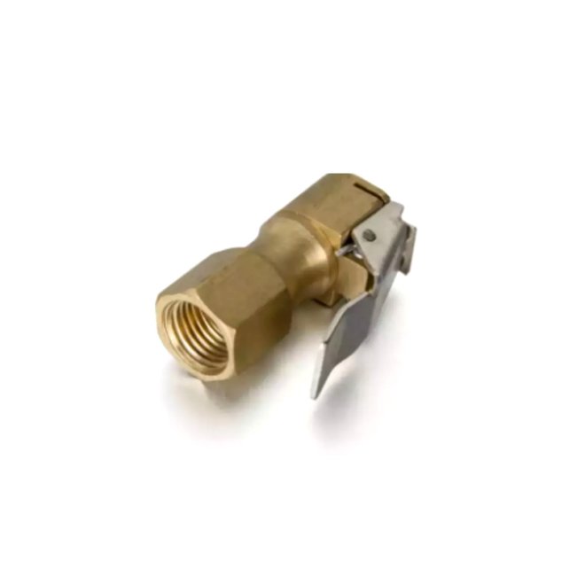 Brass Tire Repair Tool Air Chuck with Clip AC-01