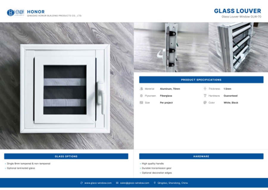 Glass Louver Window 70 (GLW70): The Definitive Guide to Honor’s Aluminum Louver System