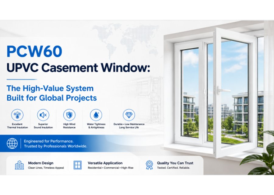 PCW60 UPVC Casement Window: The High-Value System Built for Global Projects