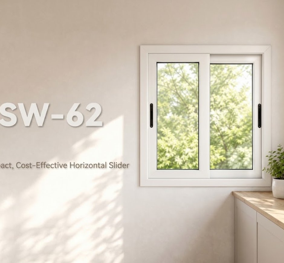 PSW62 UPVC Sliding Window System: The Compact, Cost-Effective Horizontal Slider for 2026