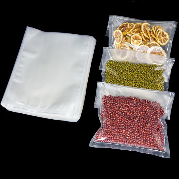 Embossed vacuum bag