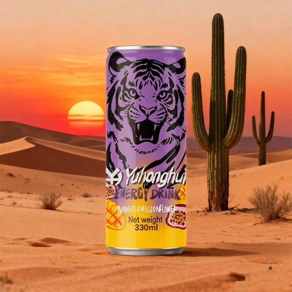 New selling well sleek 330ml aluminum cans Mango Passiflora edulis energy beverages (218)