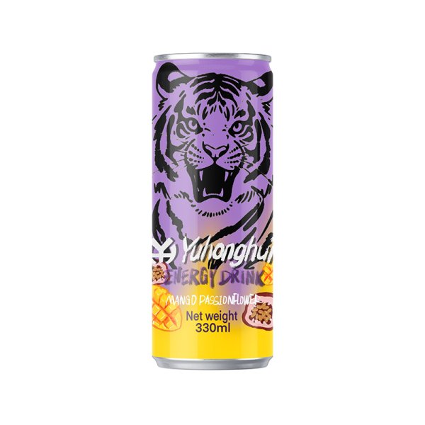 New selling well sleek 330ml aluminum cans Mango Passiflora edulis energy beverages (214)