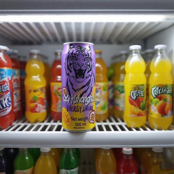 Customizable 500ml Premium Low Carb Low Fat Energy Drink Ginseng Taurine Mango Passion Fruit Flavour Sleek Can Private Label (242)