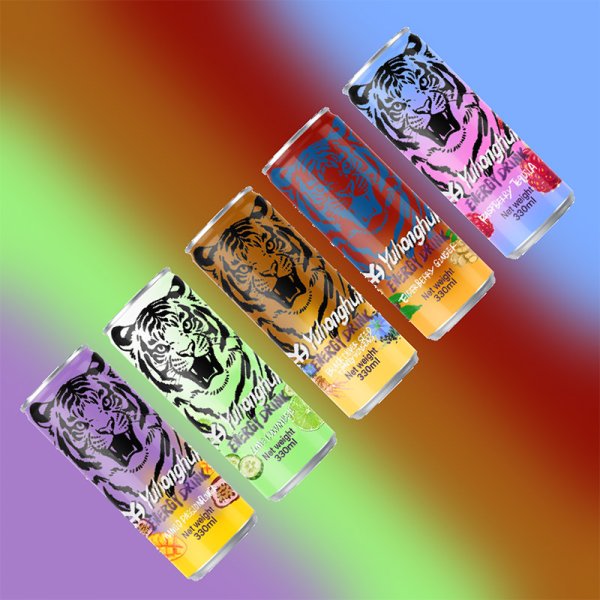 New selling well sleek 330ml aluminum cans Mango Passiflora edulis energy beverages (215)