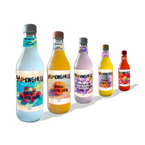 -Premium 360ml Glass Bottle Twist-Off Cap All-Natural Carbonated Lime Chili Soda with Coffee Flavours Bulk Private Label (316)