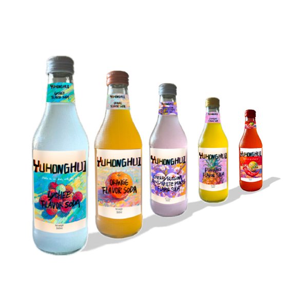 360ml Glass Bottle All-Natural Twist-Off Carbonated Pineapple Coffee Soda Customizable Private Label for Bulk Orders Retail (277)