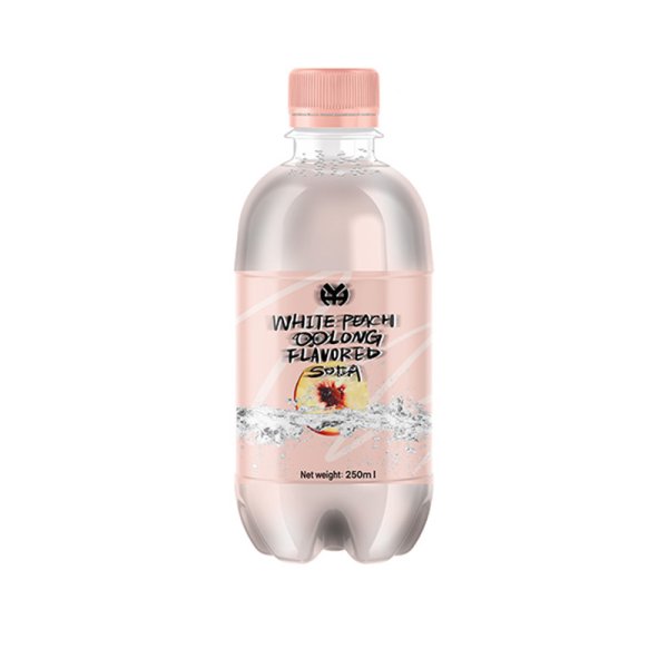 baitaowulong_0004_1-250mlPET瓶白桃乌龙味汽水250mlPET bottle white peach oolong flavored soda