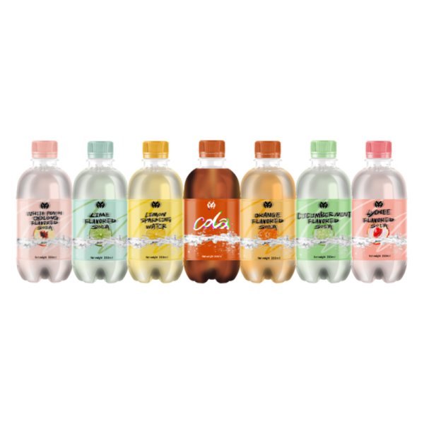 Hot-Selling OEM Portable 250ml PET Sugar-Free Carbonated Drink Cola Flavor Customizable Flavors Available (334)