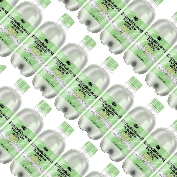 Popular OEM Portable 250ml PET Sparkling Beverage Cucumber Mint Flavor Sugar-free Carbonated Beverage Custom Flavors Available (352)