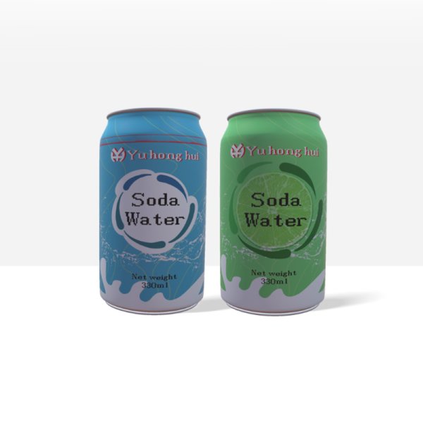 Standard 330ml Aluminum Can Carbonated Original Soda Water Pure Crisp Fizz Sugar-Free Soft Drink with Private Label for Bulk (496)