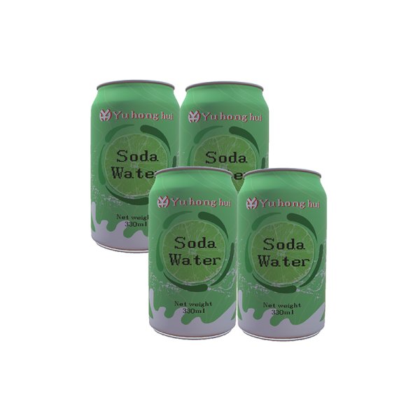 tandard 330 All-Natural Zesty Cherry Flavored Carbonated Lime Soda Water Aluminum Can for Private Label Bulk Purchase (484)