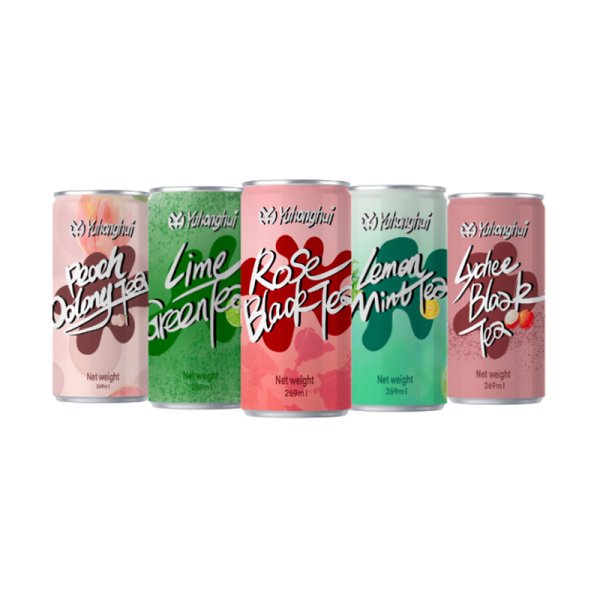 New selling well sleek 269ml Lychee Black Tea (603)