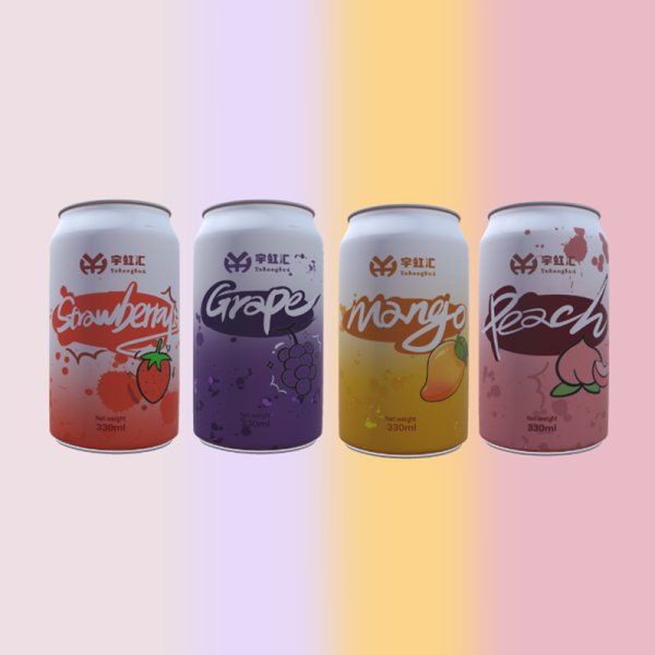 250ML Fruit Drinks Peach Lemon Orange Fresh Flavor OEM Private Label Processing Passion Water Now Sale (545)