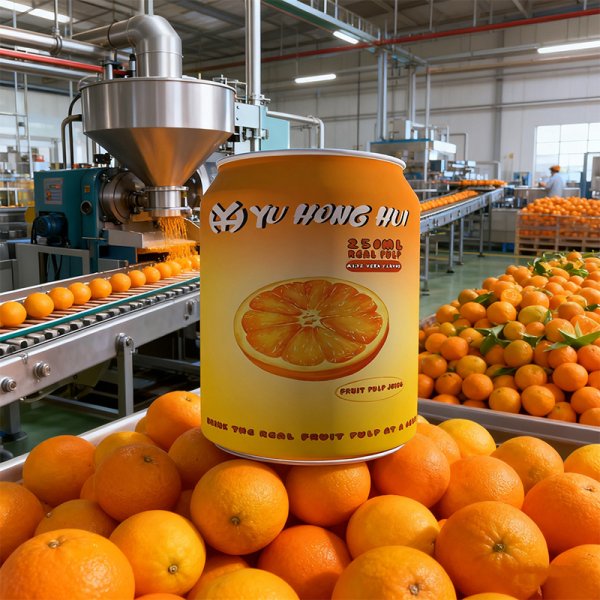 New selling well stubby 330ml Orange Juice with Pulp (551)