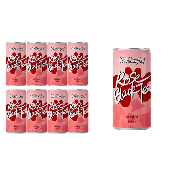 New selling well sleek 269ml Rose Black Tea (609)