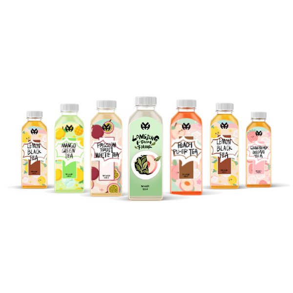 550ml PET Longjing Peach Flavored Tea Beverage Refreshing and Portable, OEM/ODM Customization Available (576)
