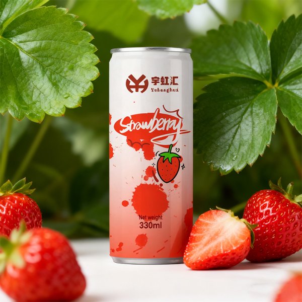 OEM Sleek 330ml Aluminum Cans Puree Soft Drinks in Fruit Flavors Direct Factory Wholesale Price Various Flavor (506)