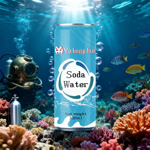 New Sugar-Free Sparkling Soda Water 330ml Sleek Can Undertake OEM ODM Orders Customizable Flavor (449)