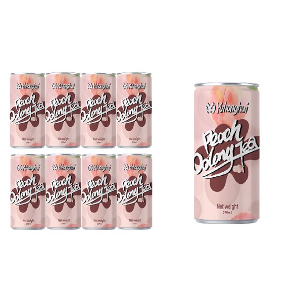 New selling well sleek 269ml Peach Oolong Te (614)