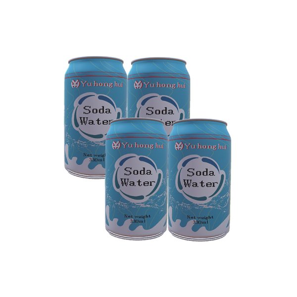 Standard 330ml Aluminum Can Carbonated Original Soda Water Pure Crisp Fizz Sugar-Free Soft Drink with Private Label for Bulk (497)