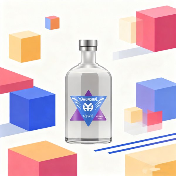 40%VOLVodka 50ml Exquisite Bottle, An Excellent Experience of Pure Grain Flavor (692)