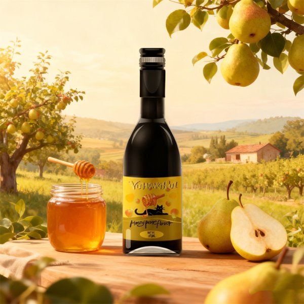 Honey Pear-Flavored Goodnight Red Wine: 10%VOL 187ml Portable Pack, Sweet Honey & Pear Aroma for a Good Sleep (681)