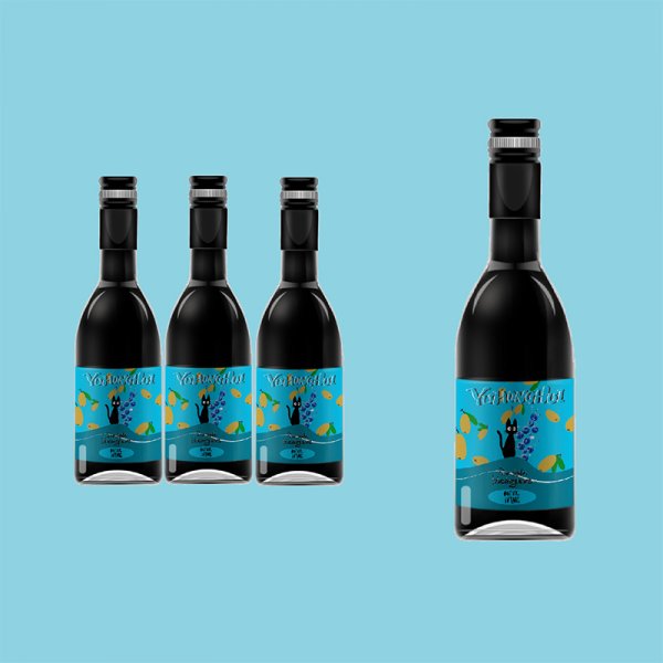 Sour Jujube Blueberry Goodnight Red Wine10%VOL 187ml Small Bottle, Sour & Fruity Aroma for a Good Sleep (735)