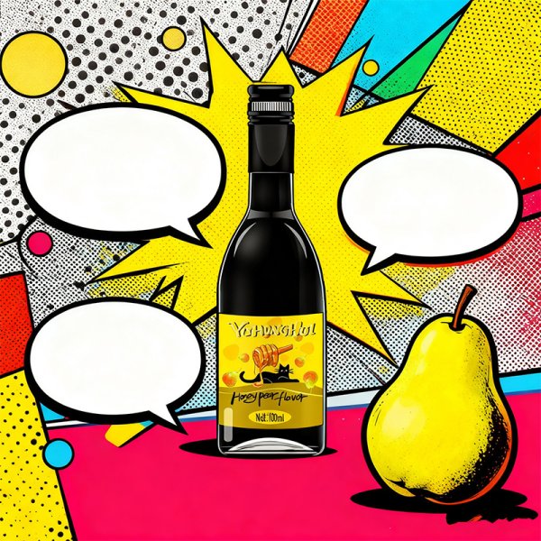 Honey Pear-Flavored Goodnight Red Wine: 10%VOL 187ml Portable Pack, Sweet Honey & Pear Aroma for a Good Sleep (678)