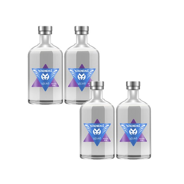 40%VOLVodka 50ml Exquisite Bottle, An Excellent Experience of Pure Grain Flavor (691)