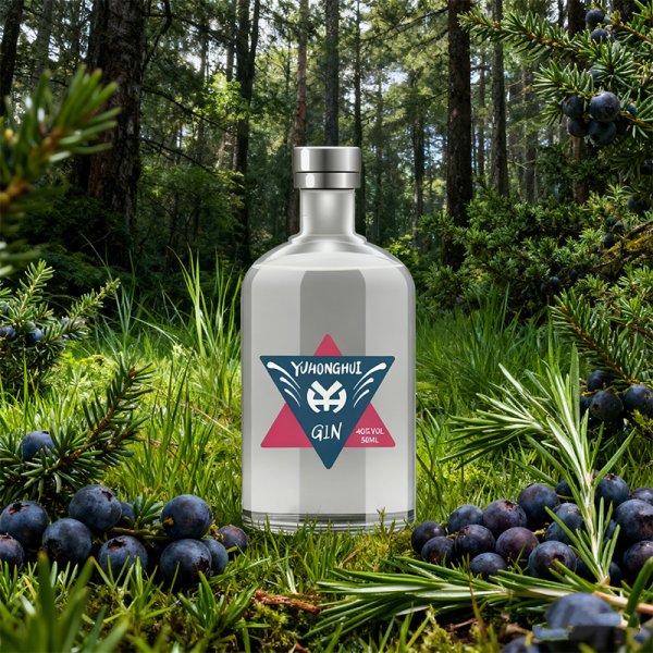 40%VOL Gin 50ml Exquisite Bottle, A Rich Symphony of Juniper and Spices (699)