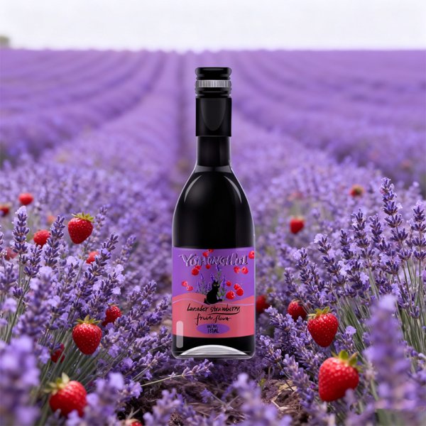 10%VOL Strawberry Goodnight Red Wine  187ml Small Bottle, Floral & Fruity Aroma for a Good Sleep (746)