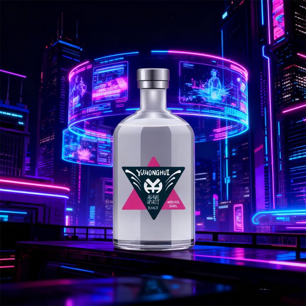 40%VOL Tequila 50ml Small Bottle, Pure Bloom of Mexican Flavor (712)