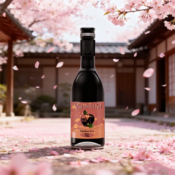 Elderflower Goodnight Red Wine 10%VOL 187ml Small Bottle, Floral Aroma for a Good Sleep (686)