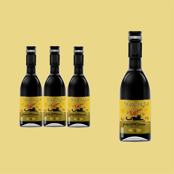 Honey Pear-Flavored Goodnight Red Wine: 10%VOL 187ml Portable Pack, Sweet Honey & Pear Aroma for a Good Sleep (680)