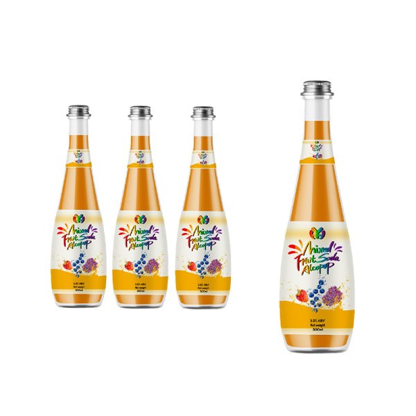 Fruit Soda Alcohol: 3.5%ABV 300ml Screw-cap Bottle, A Refreshing Feast of Diverse Fruit Aromas (727)