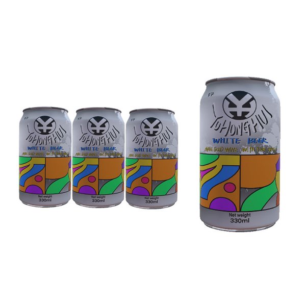 Wheat Fermented Low Alcohol Lager 330ML Aluminum Can Packaging Low Fat Steam Beer White Black Varieties (802)