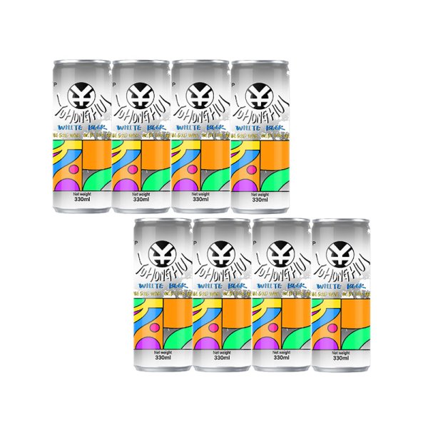 Wheat Fermented Low Alcohol Lager 330ML Aluminum Can Packaging Low Fat Steam Beer White Black Varieties (786)