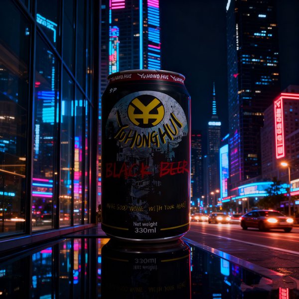 Wheat Fermented Low Alcohol Lager 330ML Aluminum Can Packaging Low Fat Steam Beer White Black Varieties (807)