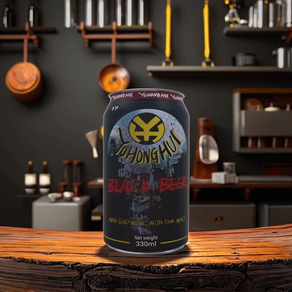 Wheat Fermented Low Alcohol Lager 330ML Aluminum Can Packaging Low Fat Steam Beer White Black Varieties (804)