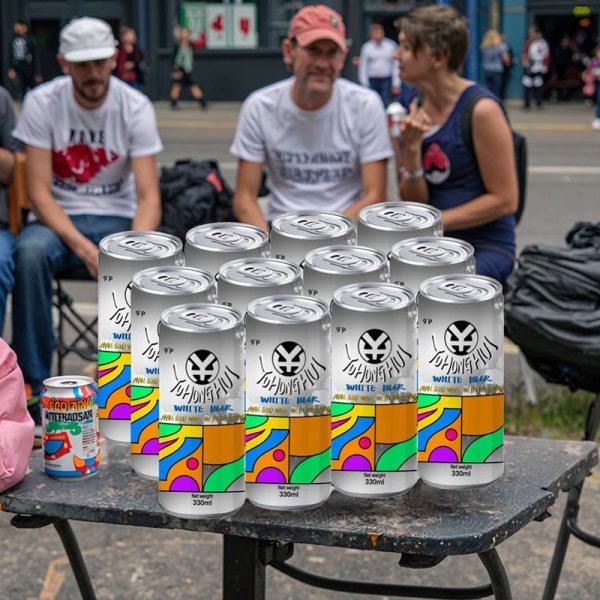 Wheat Fermented Low Alcohol Lager 330ML Aluminum Can Packaging Low Fat Steam Beer White Black Varieties (785)