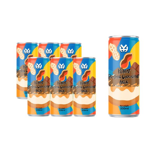 New selling well sleek 330ml Peanut Butter Chocolate Milk (760)