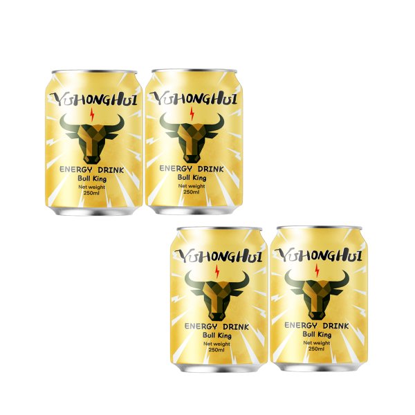 Stubby 250ml Yellow Lightning Energy Drink (932)