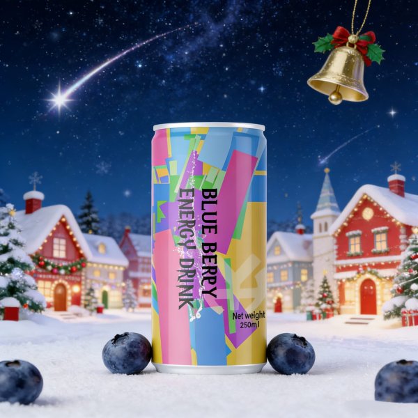 Blueberry Flavor Energy Drink (1447)