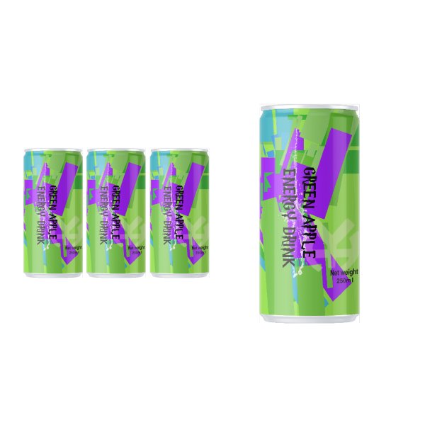 Green Apple Flavor Energy Drink (1419)