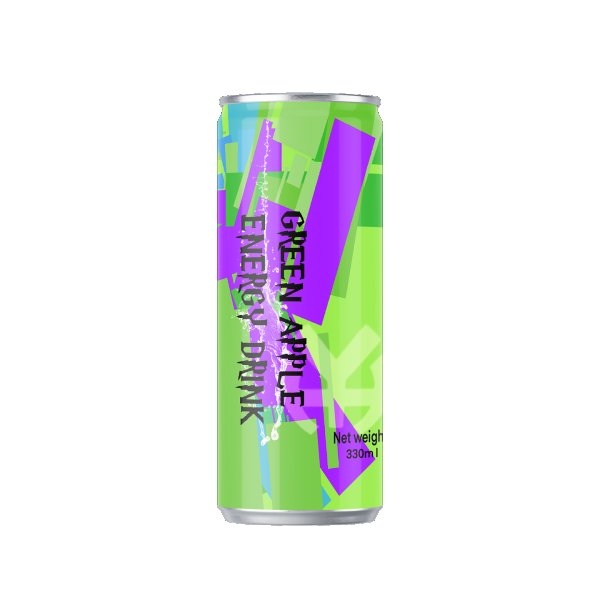 Green Apple Flavor Energy Drink