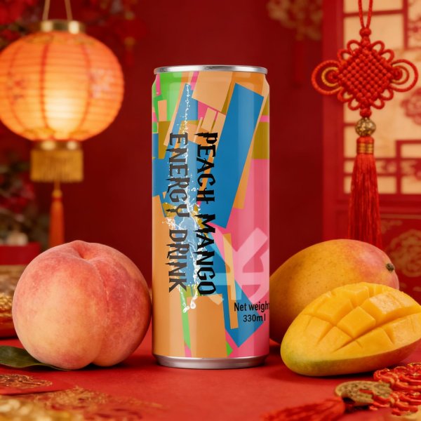 Peach Mango Flavor Energy Drink (1356)