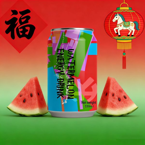 Watermelon Flavor Energy Drink (1542)