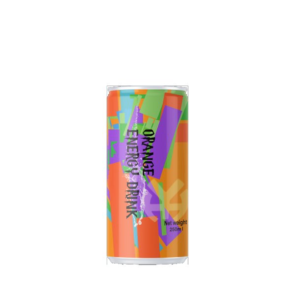 Orange Flavor Energy Drink